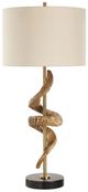 Uttermost® Rams Antique Brass/Black Horn Table Lamp-0