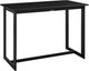 Armen Living Cayman Black Aluminum Outdoor Bar Height Dining Table-0