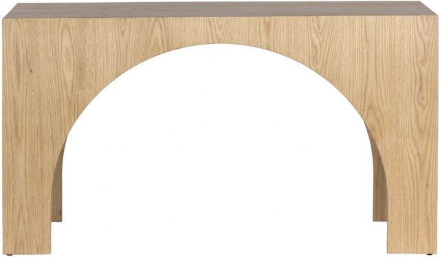 Meridian Furniture Arch Natural Oak Console Table-2