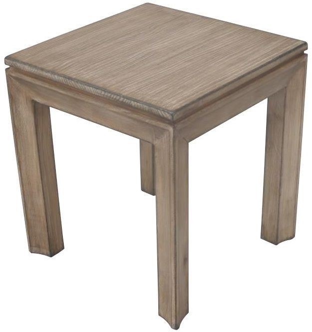 Nest Home Collections Luke II Antique Natural Square End Table-0
