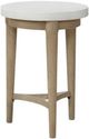 Bernards Citrus Heights Cement Top Chairside Table with Sand Base-0