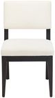 Crestview Collection Magnus 2-Piece Cream/Stained Black Dining Chair Set-1