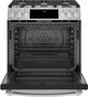 GE Profile™ Series 30" Stainless Steel Slide-In Dual Fuel Range-2