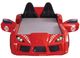 Furniture of America® Trackster Red Twin Car Bed-2