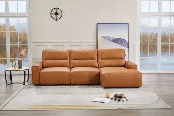 Cheers by Man Wah Power Reclining Sectional and Chaise
