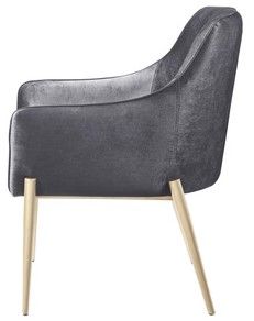 Mazin Furniture Cara Gray Accent Chair-1