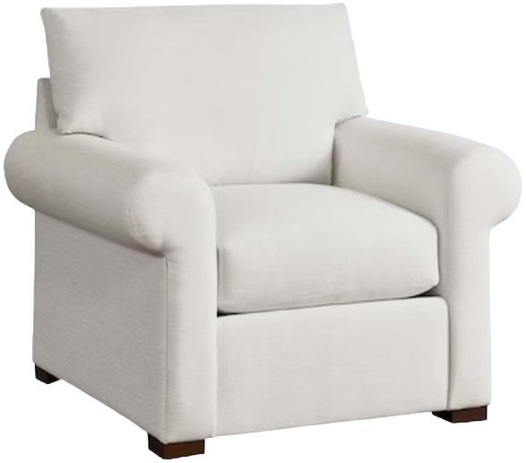 Bassett® Furniture Customizable Hanover Roll Arm Chair-0