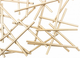 Moe's Home Collection Stix Gold Wall Decor-1