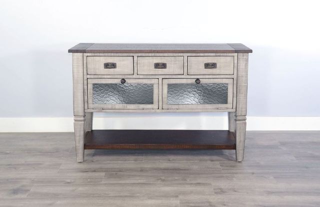 Sunny Designs™ Homestead Hills Alpine Gray/Tobacco Leaf Server-2