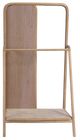 A & B Home Brown Cloth Hanger Mirror-3