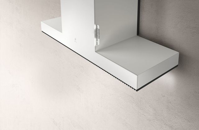 Elica Iconic Series Haiku 36" White Krion® Wall Mounted Range Hood-2