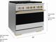 ZLINE Marino 36" Stainless Steel Pro Style Gas Range with Polished Gold Accents-2