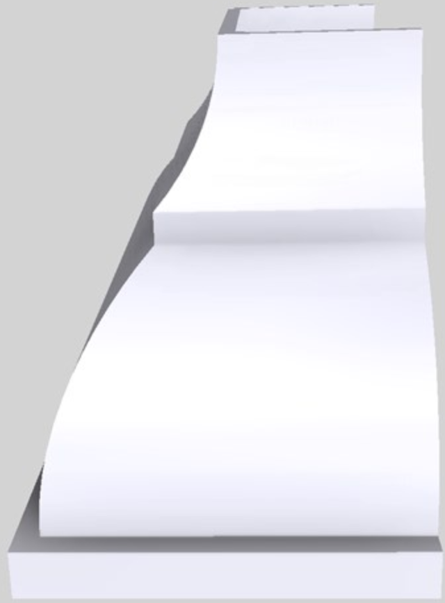 Vent-A-Hood® Designer Series 48" White Wall Mounted Range Hood-1