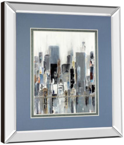 Classy Living Aziz Kadmiri City Bridge Mirror Framed Wall Art-3
