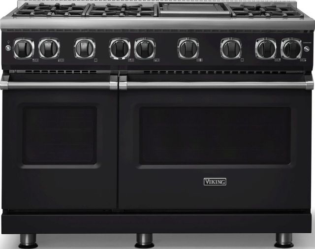 Viking® 7 Series 48'' Onyx Pro Style Gas Range with Griddle-0