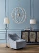 Currey & Company Fabienne Black/White Table Lamp-3