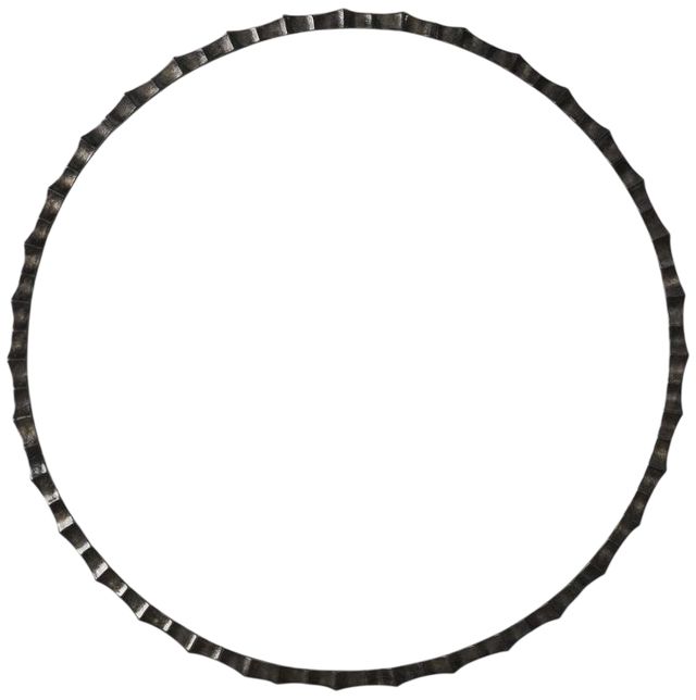 Uttermost® Grander Charcoal Round Mirror-2