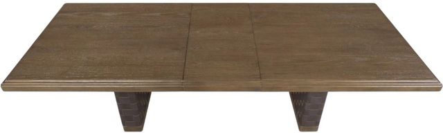 Modus Furniture Arden Dark Chocolate/Tavern Brown Extendable Dining Table-2