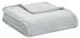 Olliix by Intelligent Design Microlight Plush Grey Throw-0
