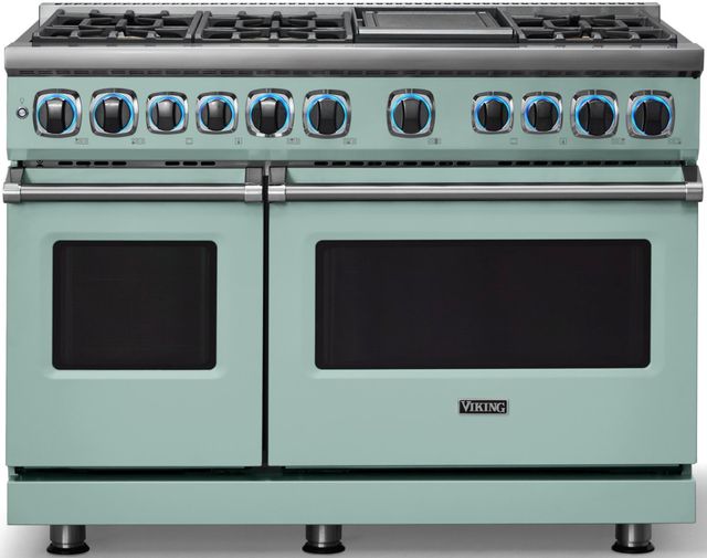 Viking® 7 Series 48'' Splash Pro Style Dual Fuel Range with Griddle-3