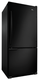 Amana® 18.7 Cu. Ft. Bottom Freezer Refrigerator-Black on Black-1