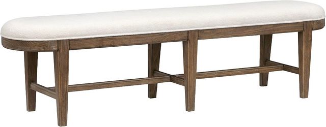 Magnussen Home® Westbourne Dark Umber Bench with Upholstered Seat-0