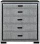 Global Furniture USA Isabella Gray Chest with Led-1