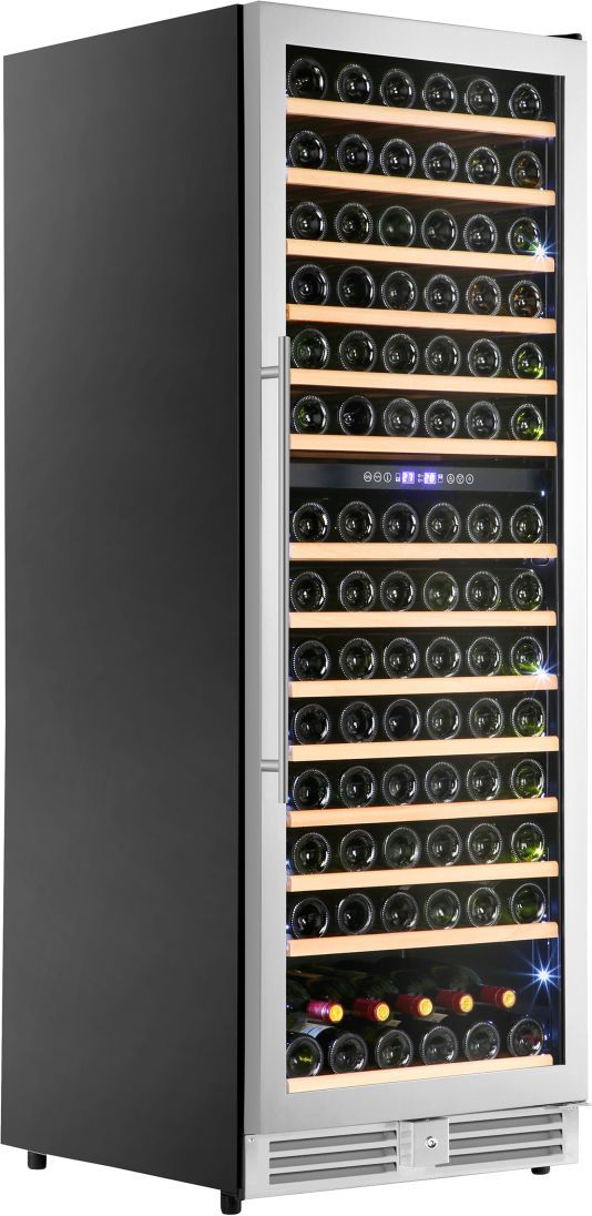 Avanti® 24" Stainless Steel Built-In or Freestanding Dual Zone Wine Cooler -1