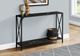 Monarch Specialties Inc. Black Marble Console Table-2
