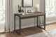 Mazin Furniture Douge Brown Youth Desk with Gunmetal Frame -2