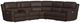 Flexsteel® Henry 6-Piece Burnt Umber Curved Power Reclining Sectional-0