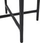 Renwil® Veroia White Accent Table with Matte Black Base-4