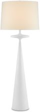 Currey & Company Giacomo Gesso White/Off-White Floor Lamp-0