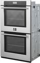 FORNO® Alta Qualita 30" Stainless Steel Double Electric Wall Oven-3
