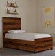 Westwood Design Urban Rustic Brushed Wheat Youth Twin Panel Storage Bed-1