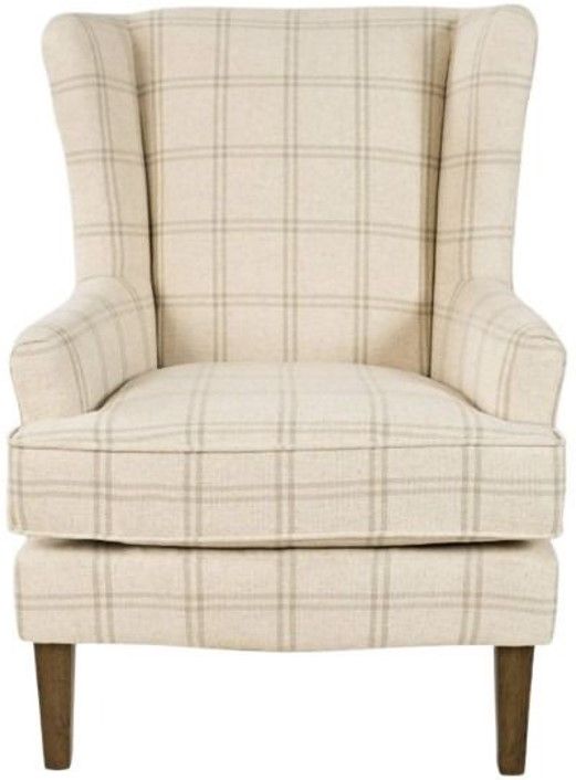 Jofran Inc. Lacroix Parchment Accent Chair-3