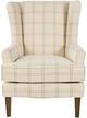 Jofran Inc. Lacroix Parchment Accent Chair-3