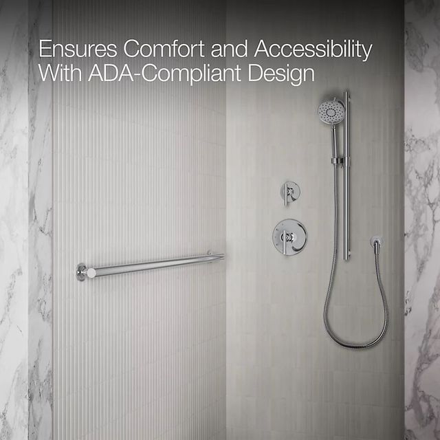 KOHLER® Purist® Polished Stainless 48" Grab Bar-3