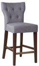 Olliix by Madison Park Grey Avila Tufted Back Counter Stool-0