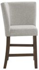Elements International Seneca Brown/Gray Counter Corner Bench-1