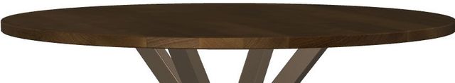 Amisco Customizable Asterisk Round Bar Table with Solid Birch Top-1