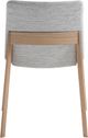 Moe's Home Collection Deco 2-Piece Light Grey Oak Dining Chair Set-3