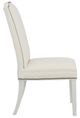 Fairfield® Customizable Entree Dining Empire Tall Back Dining Chair with Linen Legs-2
