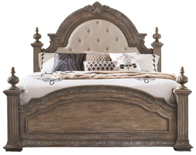Liberty Furniture Carlisle Court Dusty Wax/Chestnut California King Poster Bed