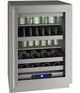 U-Line 5 Class Collection 24” 5.2 Cu. Ft. Stainless Steel Beverage Center with Left Hinge Glass Door-3