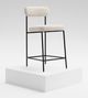 International Furniture Direct Seating Black/Ivory 43" Bar Stool-1