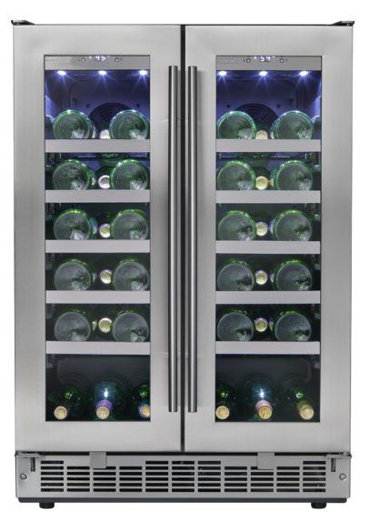 Silhouette® Pro Napa 24” 4.7 Cu. Ft. Stainless Steel Built-In Wine Cellar-2