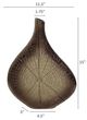 A & B Home Brown/Gold Large Vase-4
