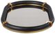 Uttermost® Cyprus Black/Brass Oval Tray-3