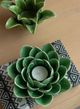 A & B Home Green Blooming Artichoke Candle Holder-3